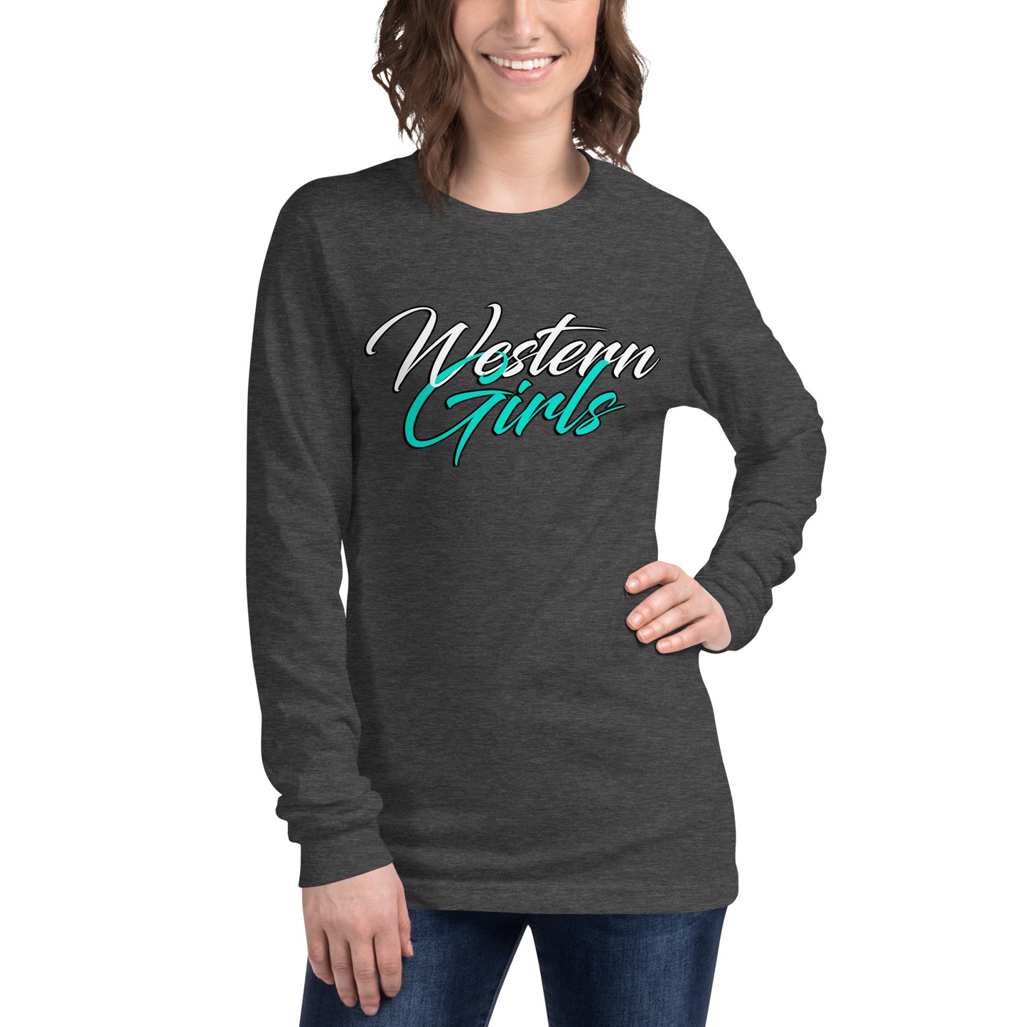 Westerngirls Langärmeliges Unisex-T-Shirt versch. Farben