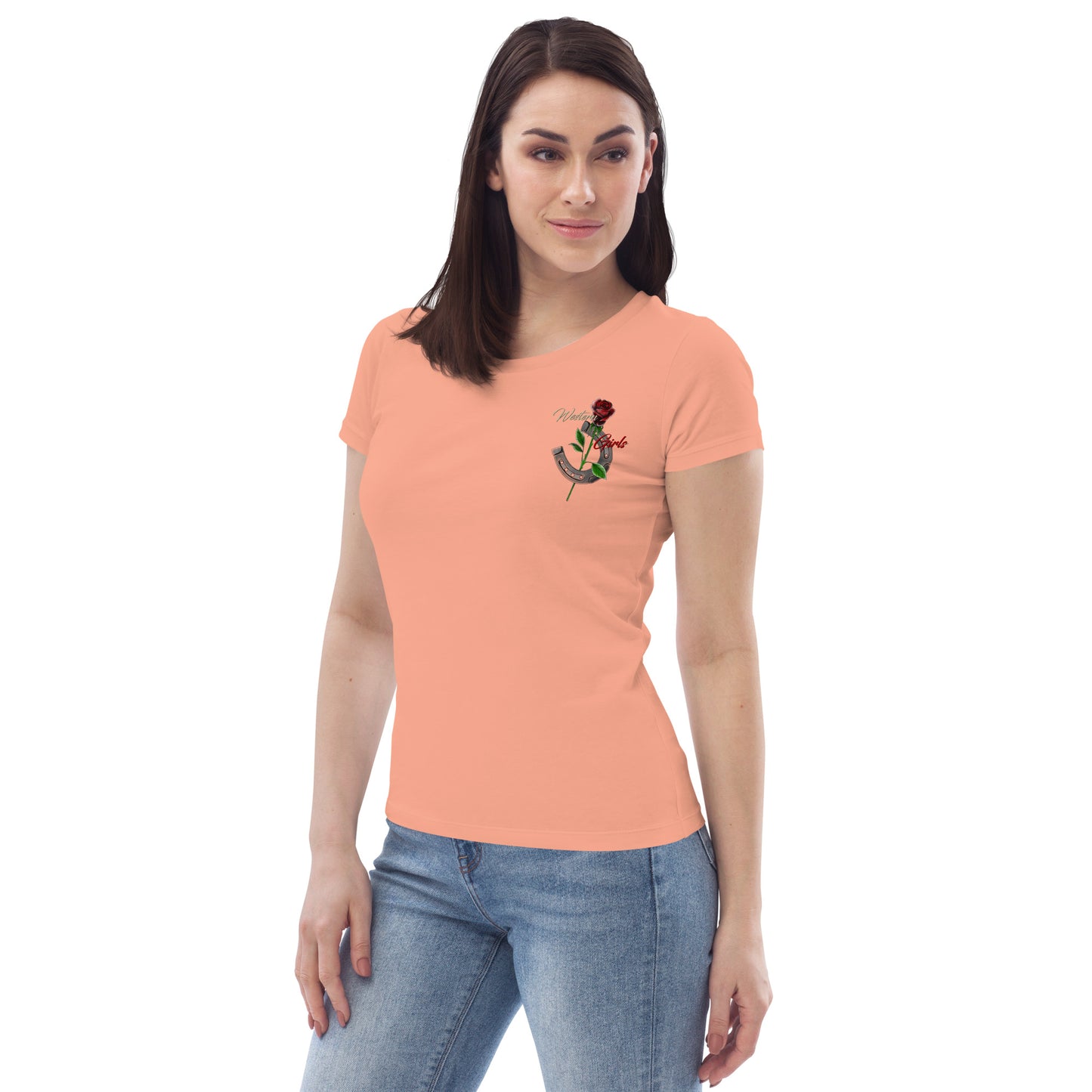Westerngirls Enganliegendes Öko-T-Shirt für Damen versch. Farben