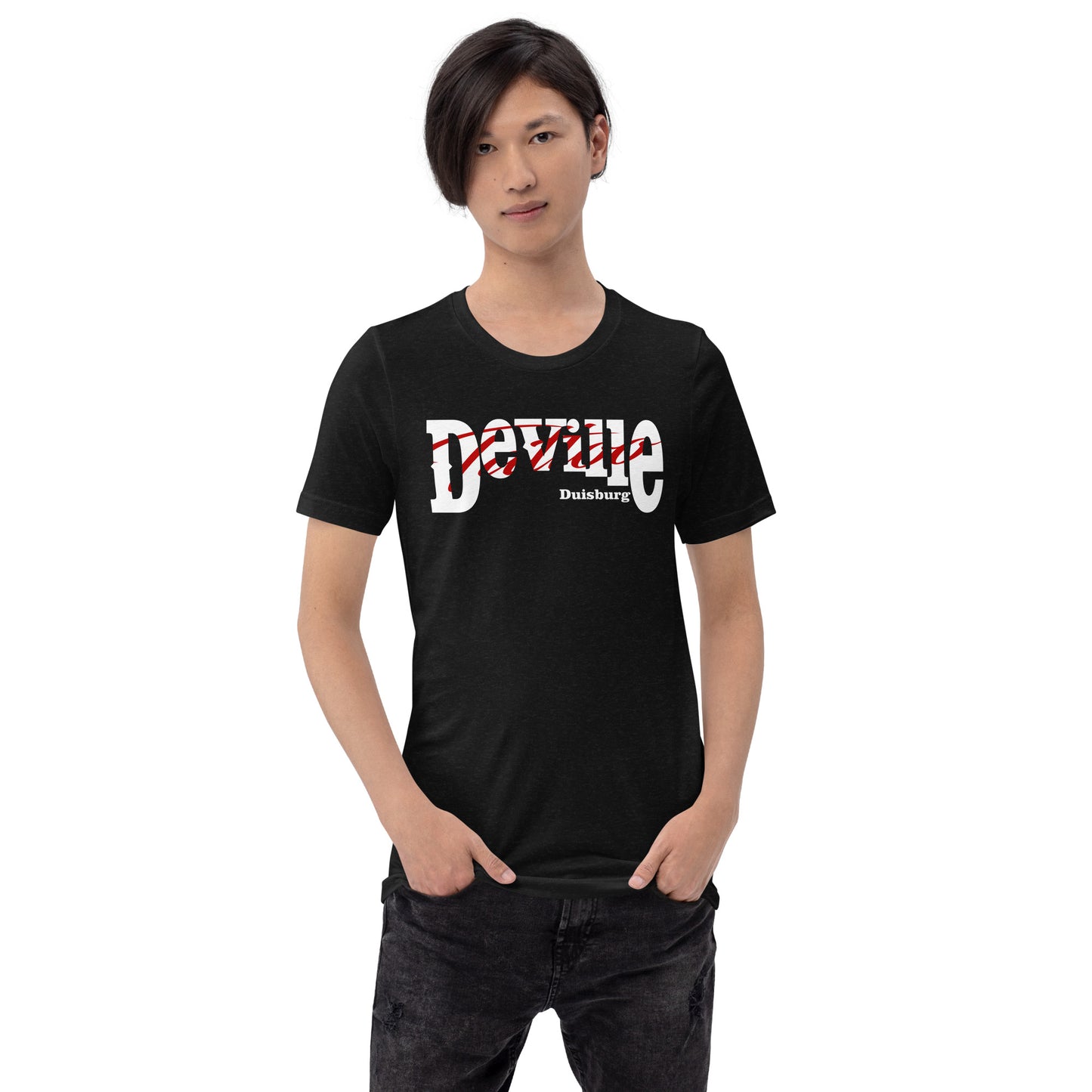 DeVille Unisex T-Shirt red/white